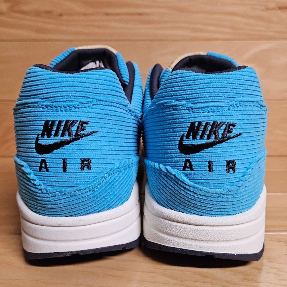 Nike Air Max 1 Blue Mens Running Shoe Sneaker FB8915-400 - Picture 9 of 15